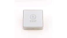 Przycisk wyjścia, otwacia drzwi, natynkowy, dotykowy, podświetlenie LED, NO/NC/COM, biały 86x86 Fox C4