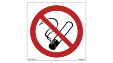ZNAK - BA001 Palenie tytoniu zabronione 50 x 50 cm FN - Folia samoprzylepna