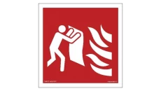 ZNAK - BF016 Koc gaśniczy 10 x 10 cm KS - Folia podłogowa foto.