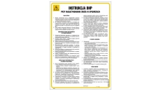 ZNAK - IAI03 Instrukcja BHP przy magazynowaniu zboża w spichrzach 24,5 x 35 cm HN - Płyta TD-flex 0,4mm