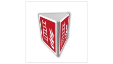 ZNAK - BF803 Drabina pożarowa (3D dościenny) 10 x 10 cm PN - Płyta 1mm