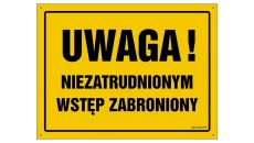 ZNAK - OA033 Składowanie odpadów surowo zabronione 30 x 21,5 cm BN - Płyta żółta 0,6mm