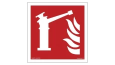 ZNAK - BF015 Działko gaśnicze 10 x 10 cm FS - Folia samoprzylepna foto.