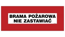 ZNAK - BC125 Brama otwierana do góry 54 x 21 cm KS - Folia podłogowa foto.