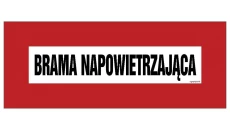 ZNAK - BC138 Brama napowietrzająca 36 x 14 cm PN - Płyta 1mm