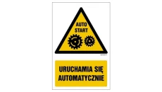 ZNAK - GF032 Uruchamia się automatycznie 30 x 45 cm FN - Folia samoprzylepna