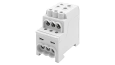 Blok rozdzielczy DBR 200A (1x70,1x35 / 6x16) Al/Cu - szary