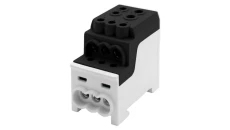 Blok rozdzielczy DBR 200A (1x70,1x35 / 6x16) Al/Cu - czarny
