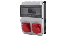 Rozdzielnica LAGO 10M BICOLOR - gniazda 2x32A 5p /10 modułów/