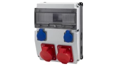 Rozdzielnica CAJA 12M BICOLOR - gniazda 2x16A 5p, 2x230V /12 modułów/