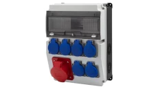 Rozdzielnica CAJA 12M BICOLOR - gniazda 16A 5p, 6x230V /12 modułów/