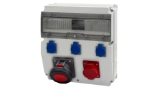 Rozdzielnica CAJA 15M - gniazda 16A 5p, 63A 5p, 3x230V /15 modułów/