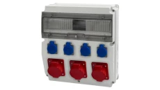 Rozdzielnica CAJA 15M - gniazda 2x16A 5p, 32A 5p, 4x230V /15 modułów/