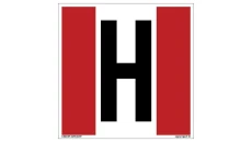 ZNAK - BB013 Hydrant zewnętrzny 10 x 10 cm PS - Płyta 1mm foto.