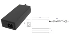Biurkowy zasilacz impulsowy19V/4.73A/90W z wtykiem DC - 5.5x2.5mm