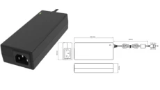 Biurkowy zasilacz impulsowy20V/6A/120W z wtykiem DC - 5.5x2.5mm