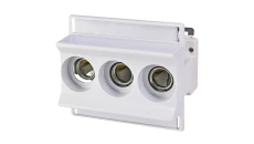 Gniazdo bezpiecznikowe na szynę 3P 16A D01