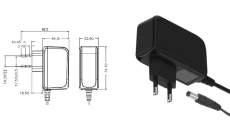Wtyczkowy zasilacz impulsowy 12V/2A/24W z wtykiem DC - 2.1x5.5