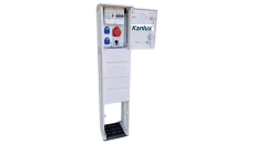 ROZDZIELNICA BUDOWLANA NA FUNDAMENCIE KANLUX (2X2P+Z, 1X16A/5P) RB26x40 K40-00012W-LOP-F0-KANLUX