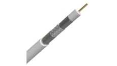 Przewód antenowy koncentryczny 75ohm TC6 Trishield 1,02/4,7/6,9 Cu ekran 80 Dca biały tceq 305m