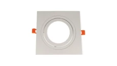 OPRAWA AR111 KWADRAT RUCHOMA BIAŁA LEDIN