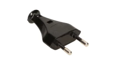 WTYCZKA PŁASKA 2 5A 250V CZARNY WT-1001 (ZN-11)