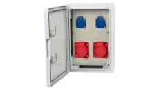 Rozdzielnica budowlana RB-250 - gniazda 2x16A 5p, 2x230V