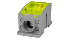 Blok LKN 250A (1x120/4x16 - 2x35,1x25,4x16,4x10) Al/Cu- żółty