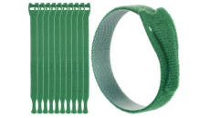 Opaski rzepowe 20x200 BTB Straps zielone /opakowanie 10szt./