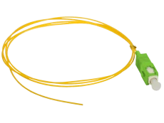 Pigtail SM 1J 9/125 (G.657.A1) wtyk SC/APC dł. 2 m FOI-SCA-9SM-2-G657A