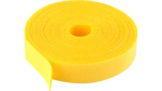Taśma rzepowa 16mm 4m żółta Back to Back