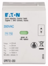 Wkład ogranicznika przepięć B+C Typ 1+2 25kA 240V SPRT12-350 195237
