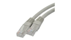 Patchcord UTP kat.5e kabel sieciowy LAN 2x RJ45 linka szary 1,5m