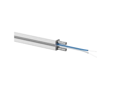 Kabel światłowodowy FTTH, B2ca, 2J, SM 9/125, LSOH, całkowicie dielektryczny, biały ALANTEC /1000m/