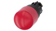 Przycisk bezpieczeństwa 22mm tworzywo czerwony 30mm odbl przez obrót IP69k SIRIUS ACT 3SU1000-1GB20-0AA