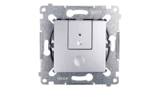 Simon 54 Ściemniacz przyciskowy 40-300W srebrny mat D75310.01/43