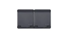 HERMES Gniazdo podwójne z/u 2P+Z SCHUKO IP44 antracyt 0325-07