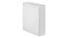 Rozdzielnica multimedialna Elegant 2x12 natynkowa IP40 N+PE drzwi białe 2425-20