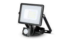 Projektor LED 20W 1600lm 4000K Dioda SAMSUNG z czujnikiem ruchu PIR Czarny IP65 452