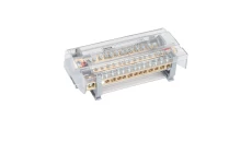 Blok dystrybucyjno-rozdzielczy MOBLOCK 4P 160A-14, 1 x 50 mm2 + 4 x 35 mm2 + 9 x 16 mm2 TS35 MAB4161A18