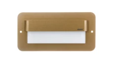 Oprawa LED 1,6W SALSA MAX M (mosiądz mat) / WW (ciepły biały) Aluminium + lakier IP56 MH-SMX-M-H-1-PL-00-01