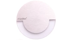 Oprawa przyschodowa LED okrągła SOLA LED WW 0.8W 12 DC 13lm kl.III IP20 barwa ciepła 3000K stal nierdzewna 23100