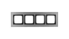 Simon 54 Nature Ramka poczwórna szkło BURZOWA CHMURA DRN4/72