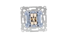 Simon 54 Łącznik żaluzjowy trójpozycyjny 1-0-2 mechanizm 250A 250V, szybkozłącza, SZW1KM