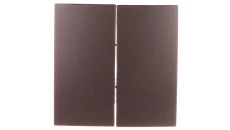 Simon 54 Klawisz podwójny łącznika schodowego do SW6/2M brąz mat DKW6/2/46