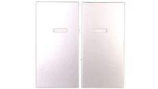 Simon 54 Klawisz podwójny do SW6/2XLM, SW7/2XM i SW6P1M z podświetleniem srebrny mat DKW9L/43