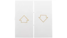 Simon 54 Klawisz do przycisku żaluzjowego SZP1M biały DKZP1/11