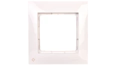 Simon 54 Premium Ramka pojedyncza antybakteryjna biała DR1/AB11