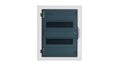 Rozdzielnica modułowa 2x12 p/t ECONOMIC BOX RP 2/24 drzwi transparentne (N+PE) IP40 2515-01