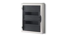 Rozdzielnica modułowa 2x12 n/t ECONOMIC BOX RN 2/24 drzwi transparentne (N+PE) IP40 2505-01